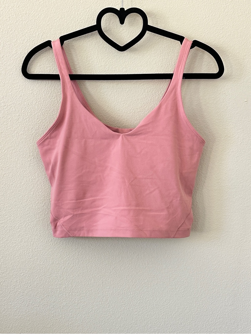 Lululemon Pink Cropped Tank Top Size 8